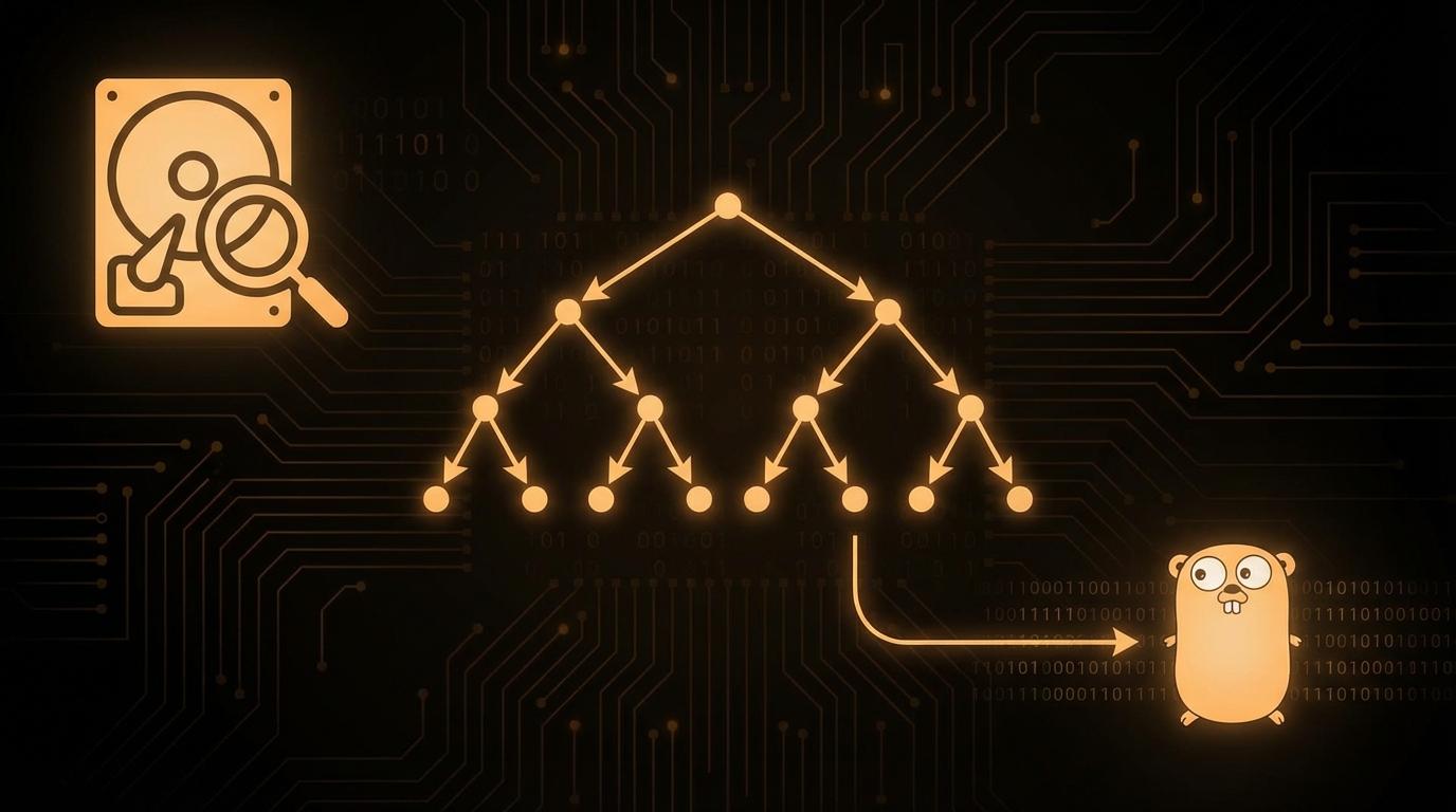 Binary search in Golang on large files