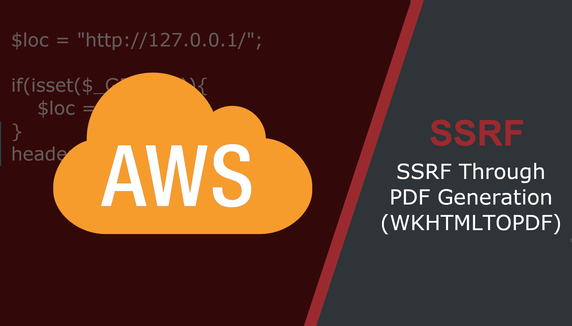 SSRF Through PDF Generation